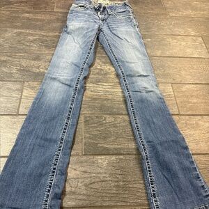 Ariat Wide Leg Jeans in Light Blue